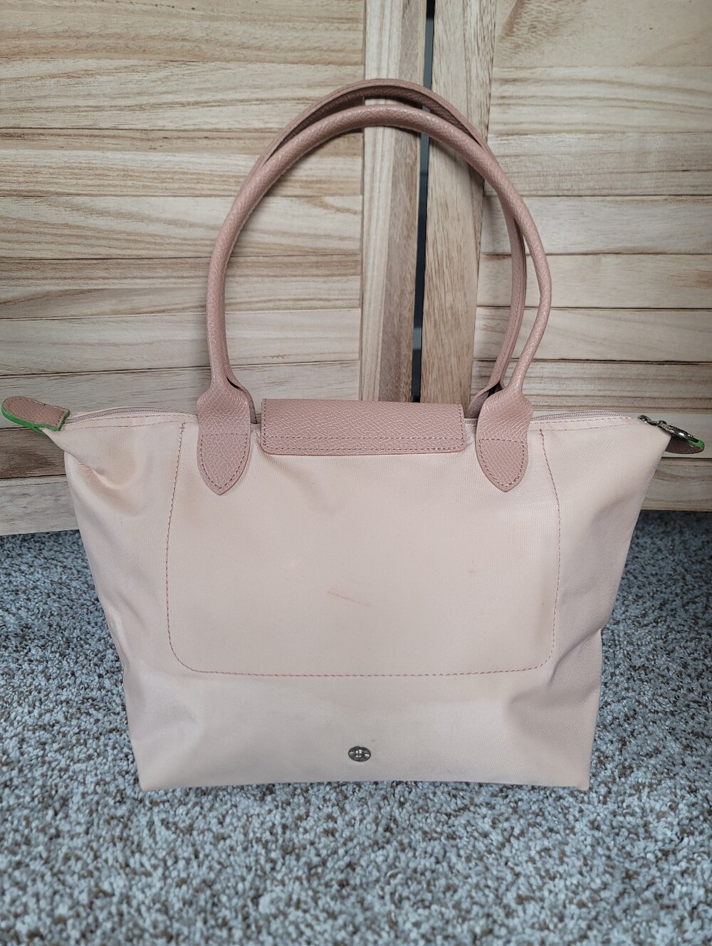 LONGCHAMP Pliage M Tote Bag Nylon , Light Pink Tea - Picture 2 of 16